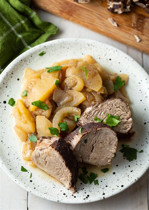 crock-pot-pork-tenderloin-with-apples-and-onions image