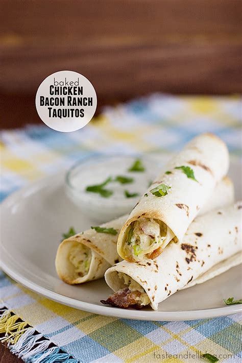 baked-chicken-bacon-ranch-taquitos image