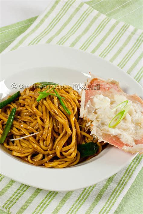 crab-meat-with-e-fu-noodles-in-oyster-sauce-蟹肉伊麵 image