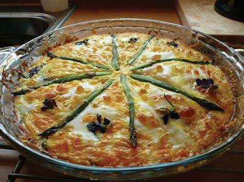 prairie-palate-asparagus-quiche-with-parmesan-crust image