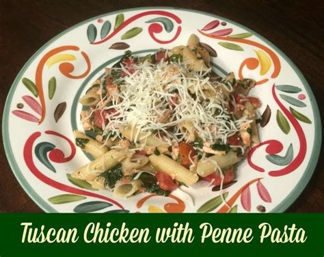 tuscan-chicken-with-penne-pasta-when-is-dinner image