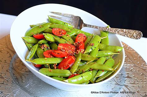 sweet-ginger-snow-pea-pods-allys-kitchen image