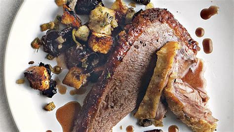 roasted-goose-with-brandied-prune-stuffing-and-red image