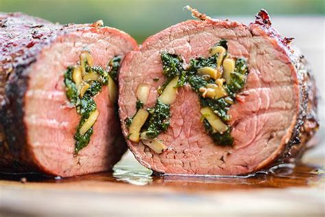 grilled-spinach-and-mushroom-stuffed-beef-tenderloin image