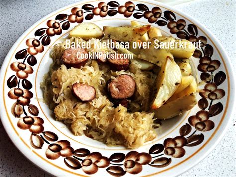 polish-oven-roasted-sausage-and-sauerkraut image