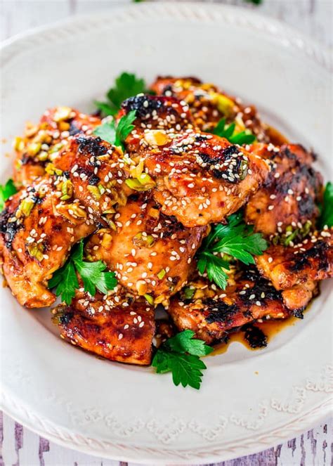 grilled-harissa-sesame-chicken-thighs-jo-cooks image
