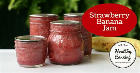 strawberry-banana-jam-healthy-canning image