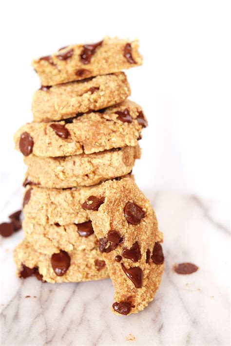vegan-almond-butter-chocolate-chip-cookies image