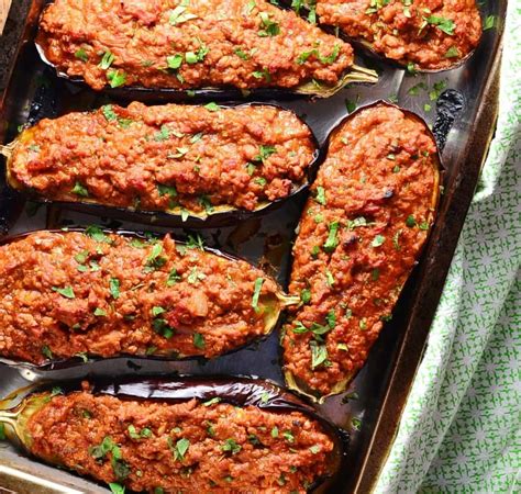 meat-stuffed-eggplant-recipe-turkey-everyday-healthy image