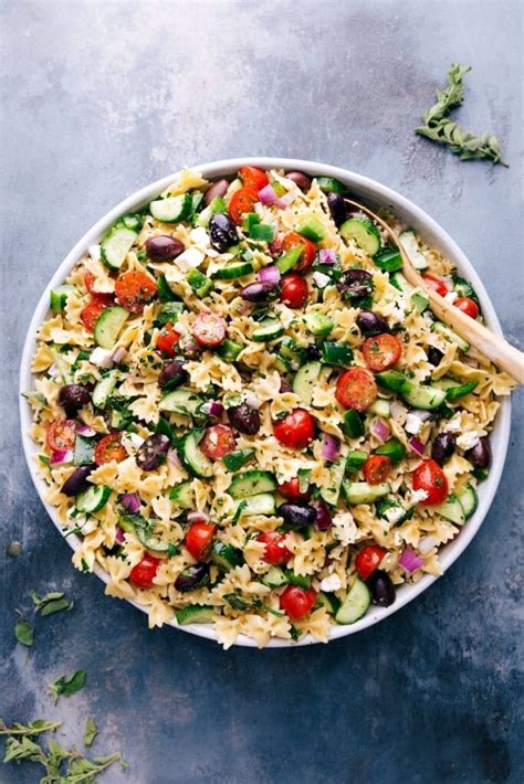 greek-pasta-salad-with-the-best-dressing-chelseas image