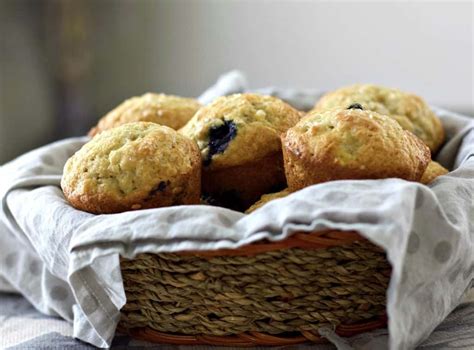 incredible-banana-blueberry-muffins-homemade-food image