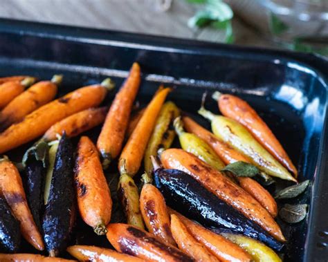 easy-brown-butter-sage-roasted-carrots-recipe-cuisine image