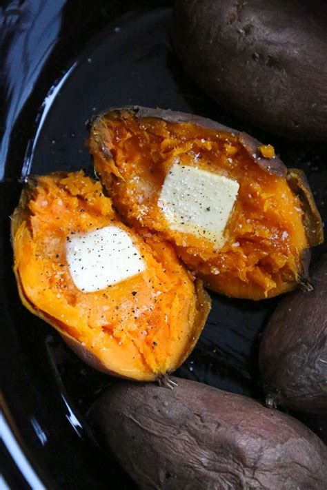 easy-baked-sweet-potatoes-made-in-the-slow-cooker image