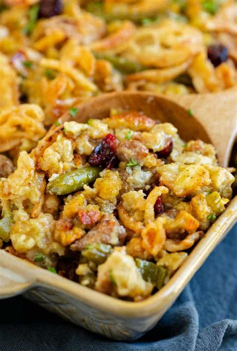 stuffing-and-green-bean-casserole-the-cozy-cook image