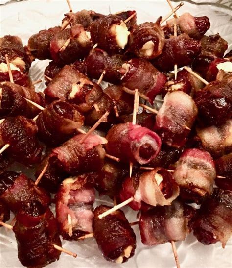 bacon-wrapped-stuffed-dates-with-almonds image