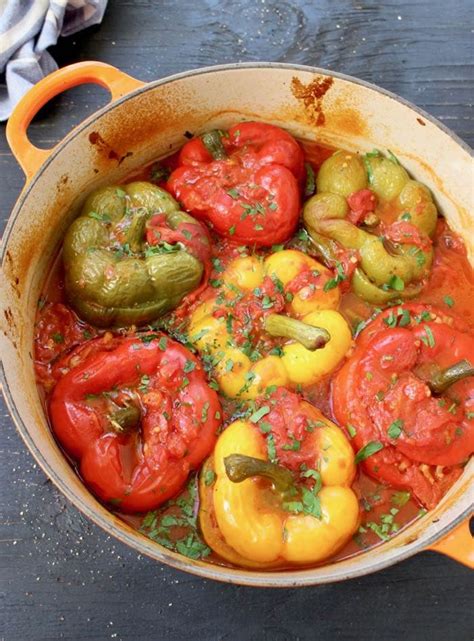 vegan-stuffed-bell-peppers-recipe-veggie-society image