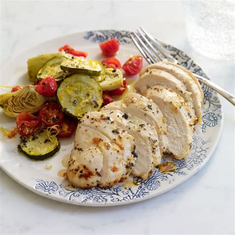 roasted-greek-style-chicken-and-vegetables image