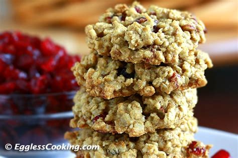 vegan-oatmeal-cranberry-cookies-recipe-eggless image