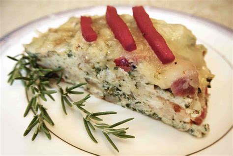 ham-gruyere-spinach-bread-pudding image