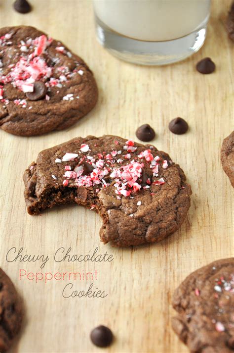 chewy-double-chocolate-peppermint-cookies image