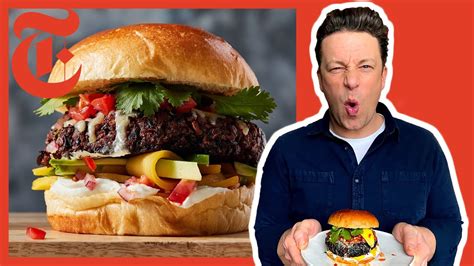 jamie-olivers-ultimate-veggie-burgers-nyt-cooking image