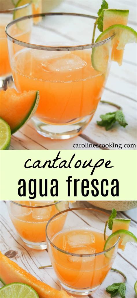 cantaloupe-agua-fresca-carolines-cooking image