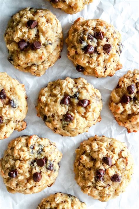 hearty-banana-oatmeal-breakfast-cookies-with-almond image
