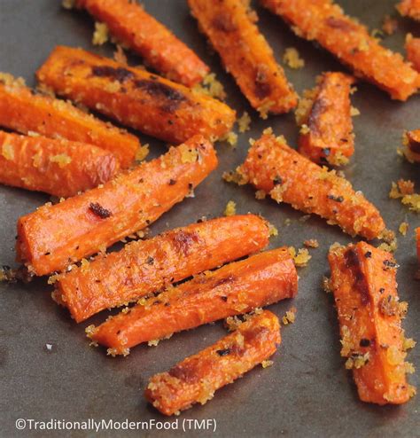 baked-carrot-fries-traditionally-modern-food image