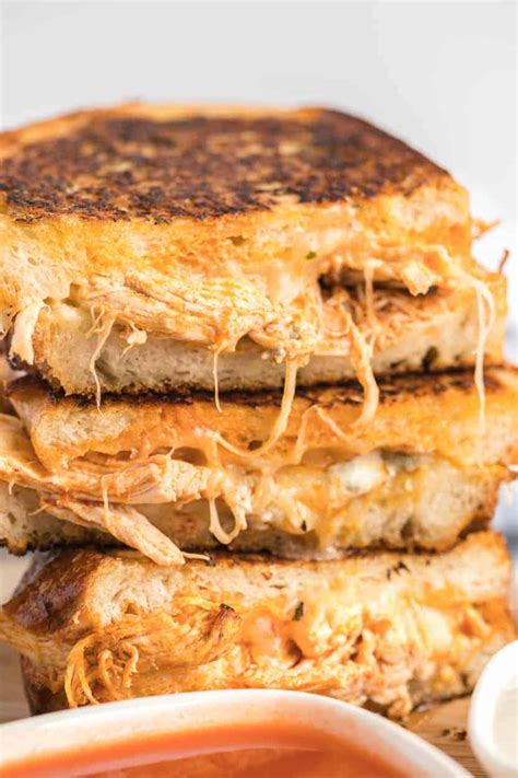 buffalo-chicken-grilled-cheese-sandwich-easy image