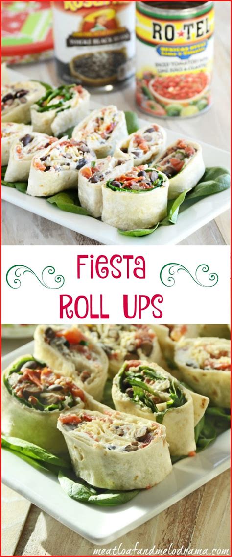 tortilla-pinwheels-fiesta-roll-ups-meatloaf-and image