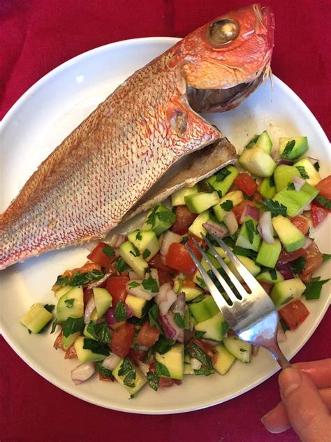 baked-whole-red-snapper-recipe-melanie-cooks image