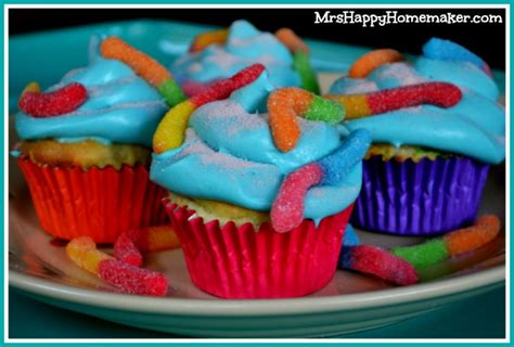sour-gummy-worm-cupcakes-mrs-happy-homemaker image
