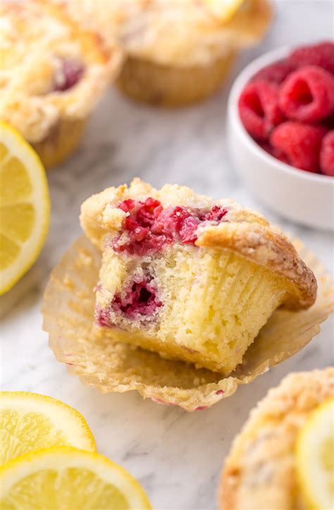 lemon-raspberry-crumb-muffins-baker-by-nature image