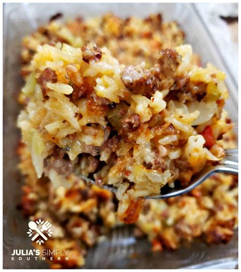 sausage-and-rice-casserole-julias-simply-southern image