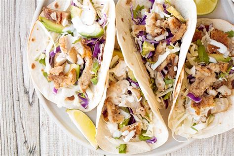 fish-tacos-with-lime-crema-ahead-of-thyme image