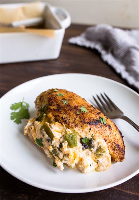 green-chile-cheese-stuffed-chicken-breasts-easy image