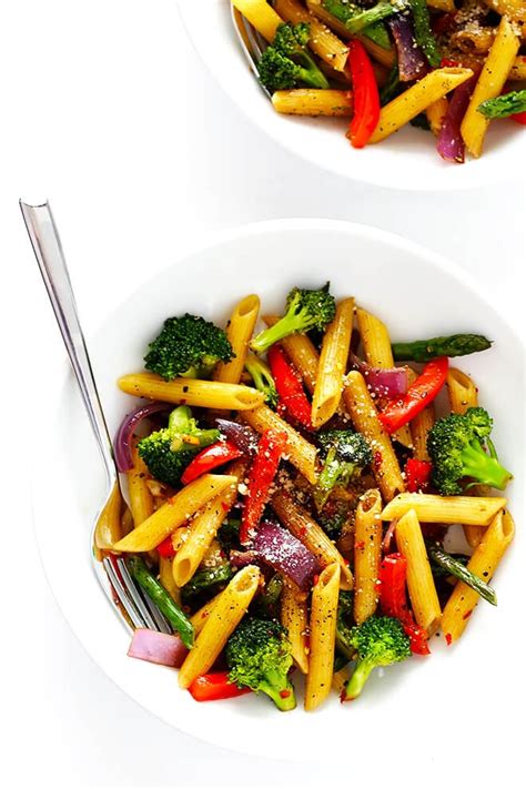 easy-balsamic-veggie-pasta-gimme-some-oven image