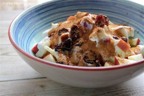 easy-and-healthy-apple-yogurt-salad-recipe-blend-with-spices image