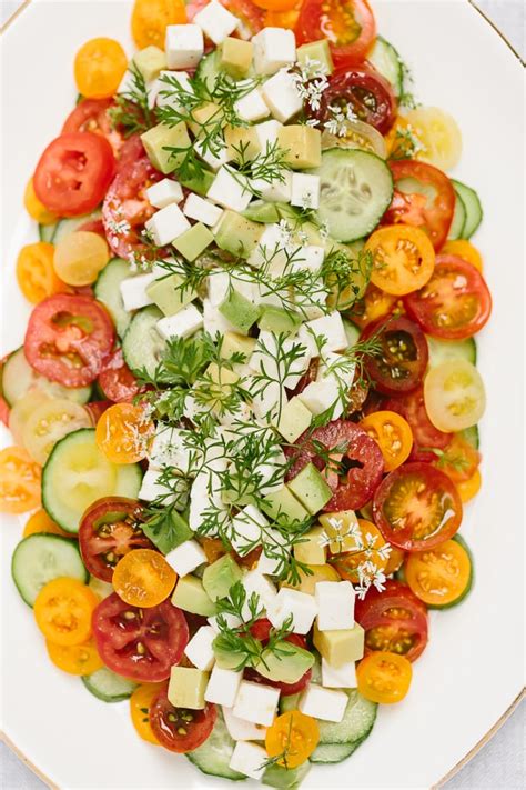 tomato-cucumber-mozzarella-salad-foolproof-living image