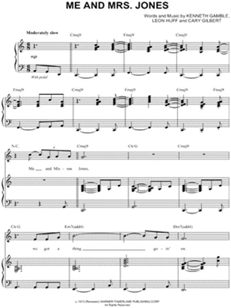 michael-bubl-me-and-mrs-jones-sheet-music-in-c image