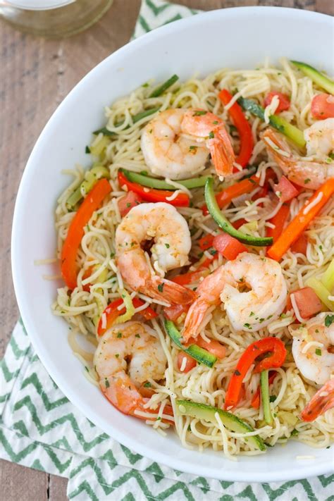 shrimp-and-vegetable-pasta-olgas-flavor-factory image