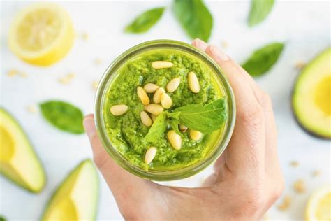 vegan-avocado-pesto-recipe-whole30-dairy-free image