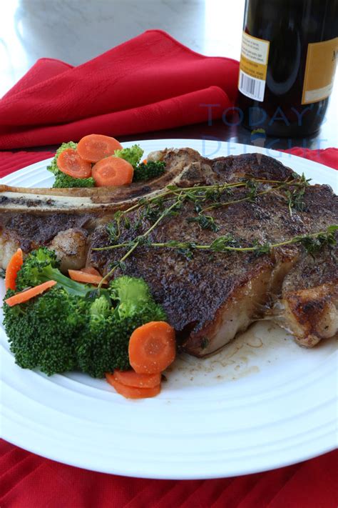 pan-fried-ribeye-steak-recipe-with-thyme-and-butter image