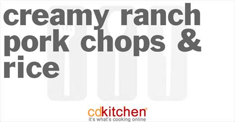 creamy-ranch-pork-chops-rice image
