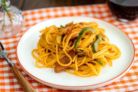 napolitan-japanese-ketchup-spaghetti-ナポリタン-just-one image
