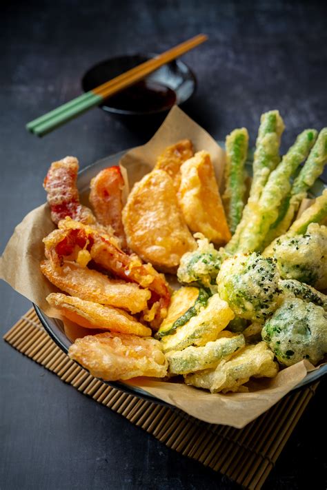 vegetable-tempura-with-ginger-ponzu-sauce-delizzious image
