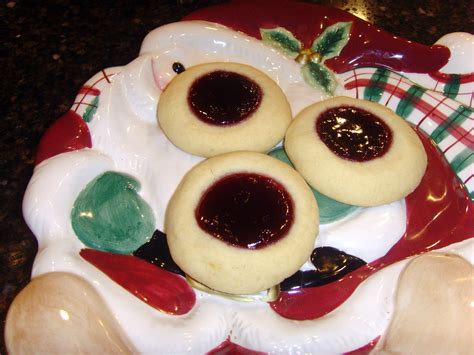 lemon-and-raspberry-jam-thumbprint-cookies-food image