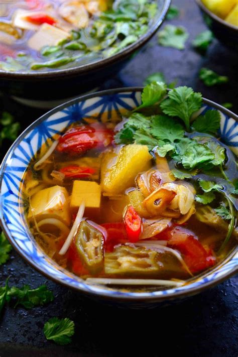 vietnamese-sour-soup-cilantro-and-citronella image