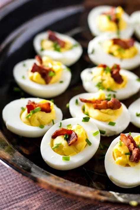 deviled-eggs-with-bacon-chives-girl-gone-gourmet image