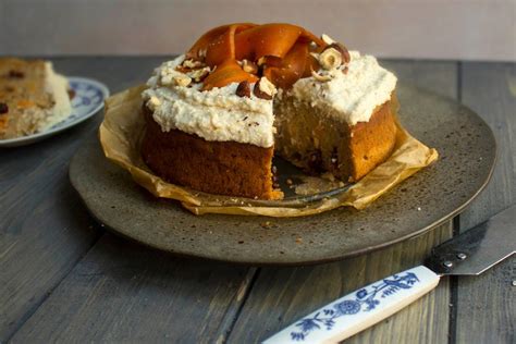 carrot-cake-with-dates-or-raisins-recipe-the-spruce image